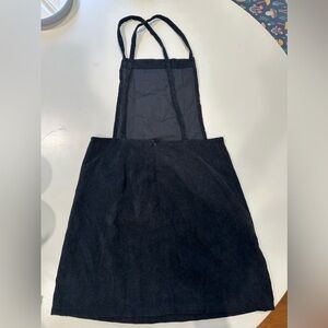 Black corduroy mini dress dress - medium